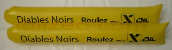 Baton gonflable publicitaire TAP TAP - diables noirs