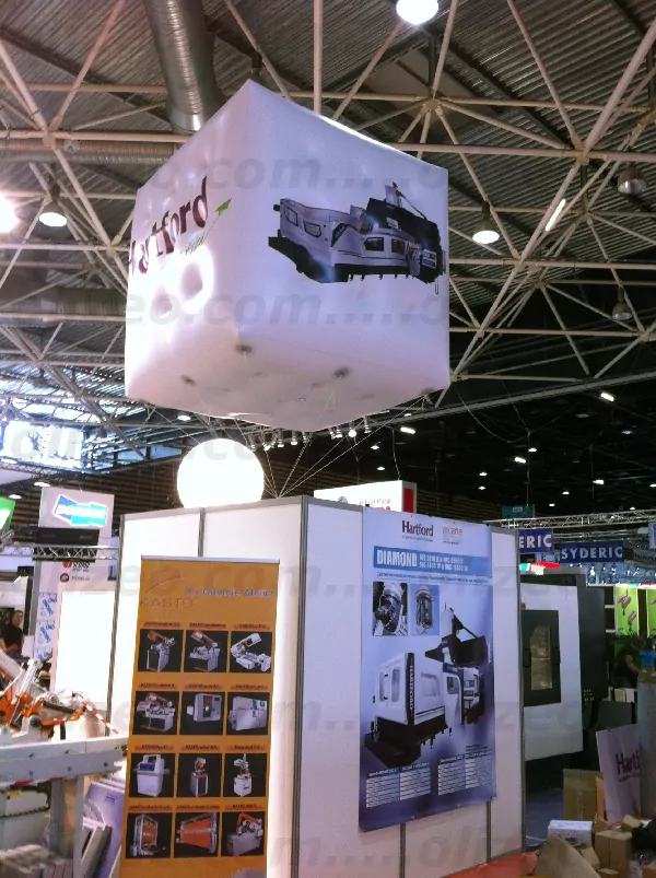 cube personnlisé hélium avec impression 4 faces