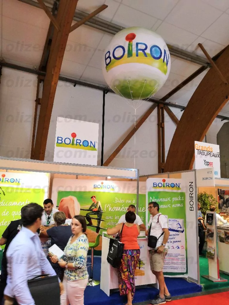 ballon publicitaire helium 2m salon