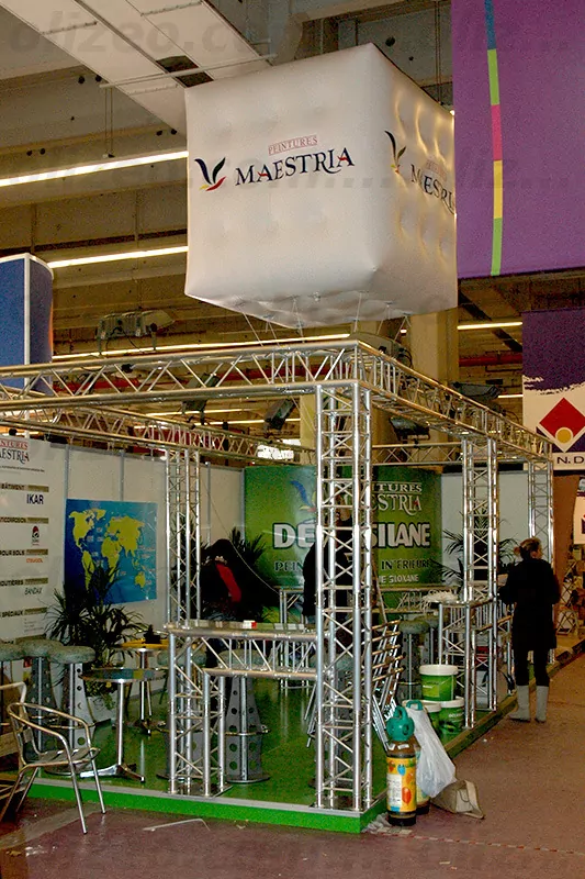 cube publicitaire maestria marquiage 4 faces