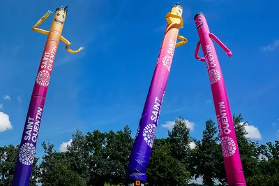 skydancer 7m avec soufflerie pour la ville de saint quentin