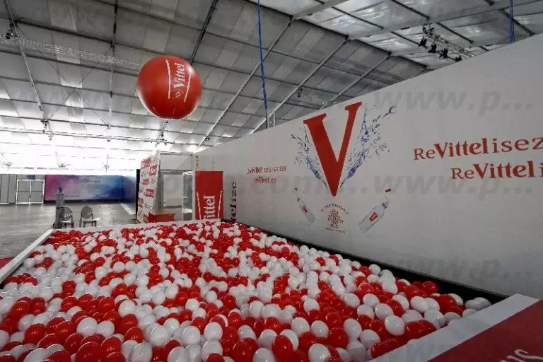 ballon publicitaire gonflable vittel helium
