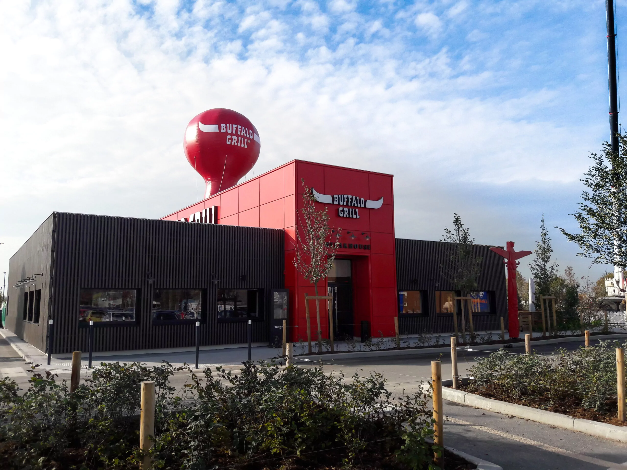 montgolfière buffalo grill rouge
