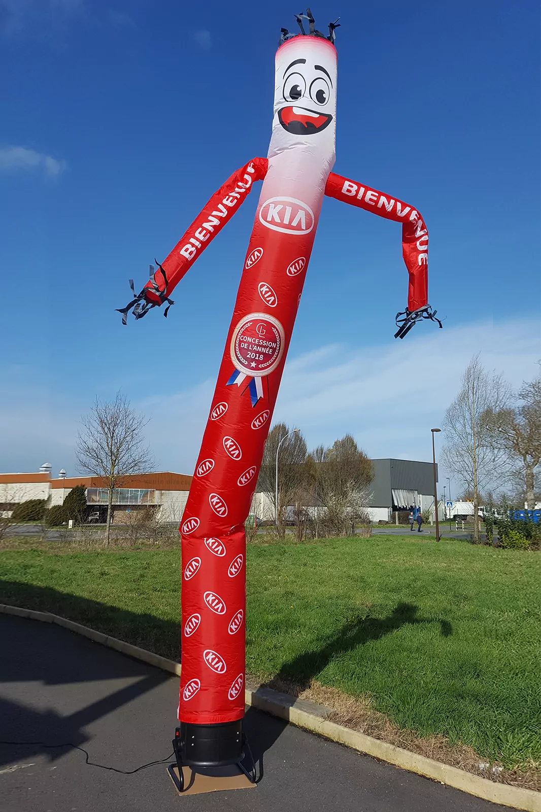 skydancer bonhomme gonflable publicitaire kia